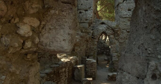The ruins of the ancient city of Phaselis. 