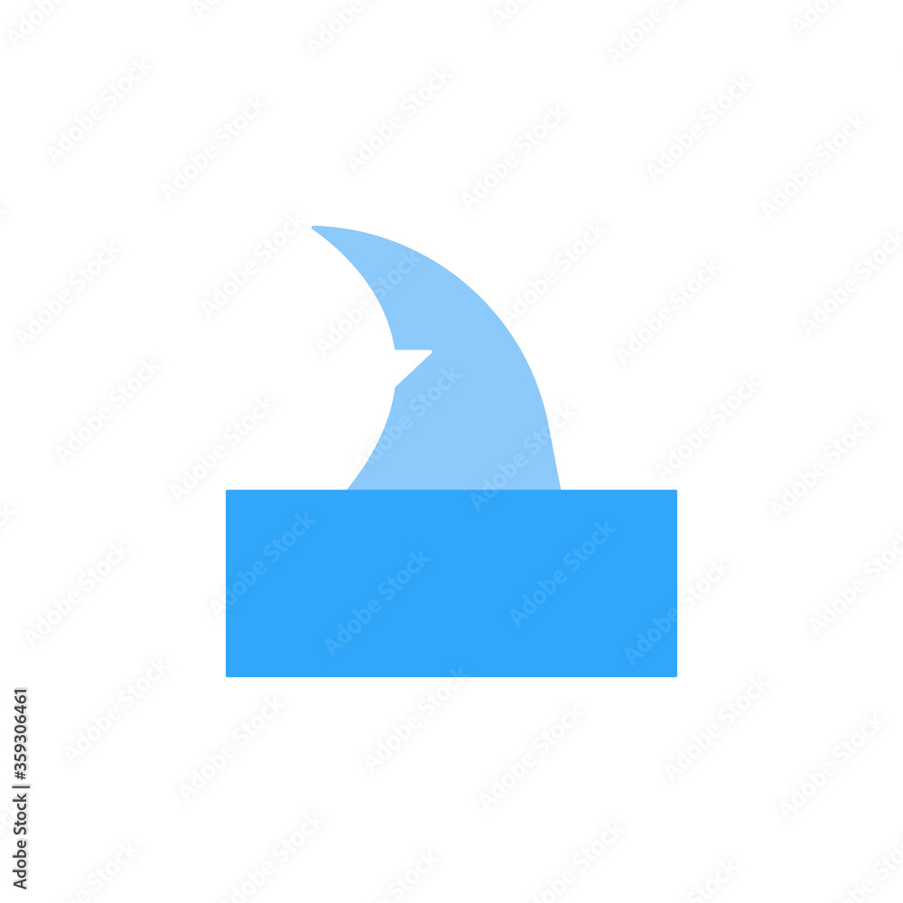 Aufkleber shark, ocean icon. simple color vector elements of saving marine icons for ui and ux, website or mob