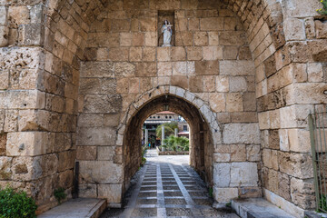 Statuatte above in Byblos, Lebanon, one of the oldest city in the world