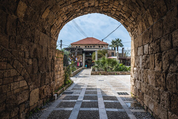 Gateway of historic walls in Byblos, Lebanon, one of the oldest city in the world
