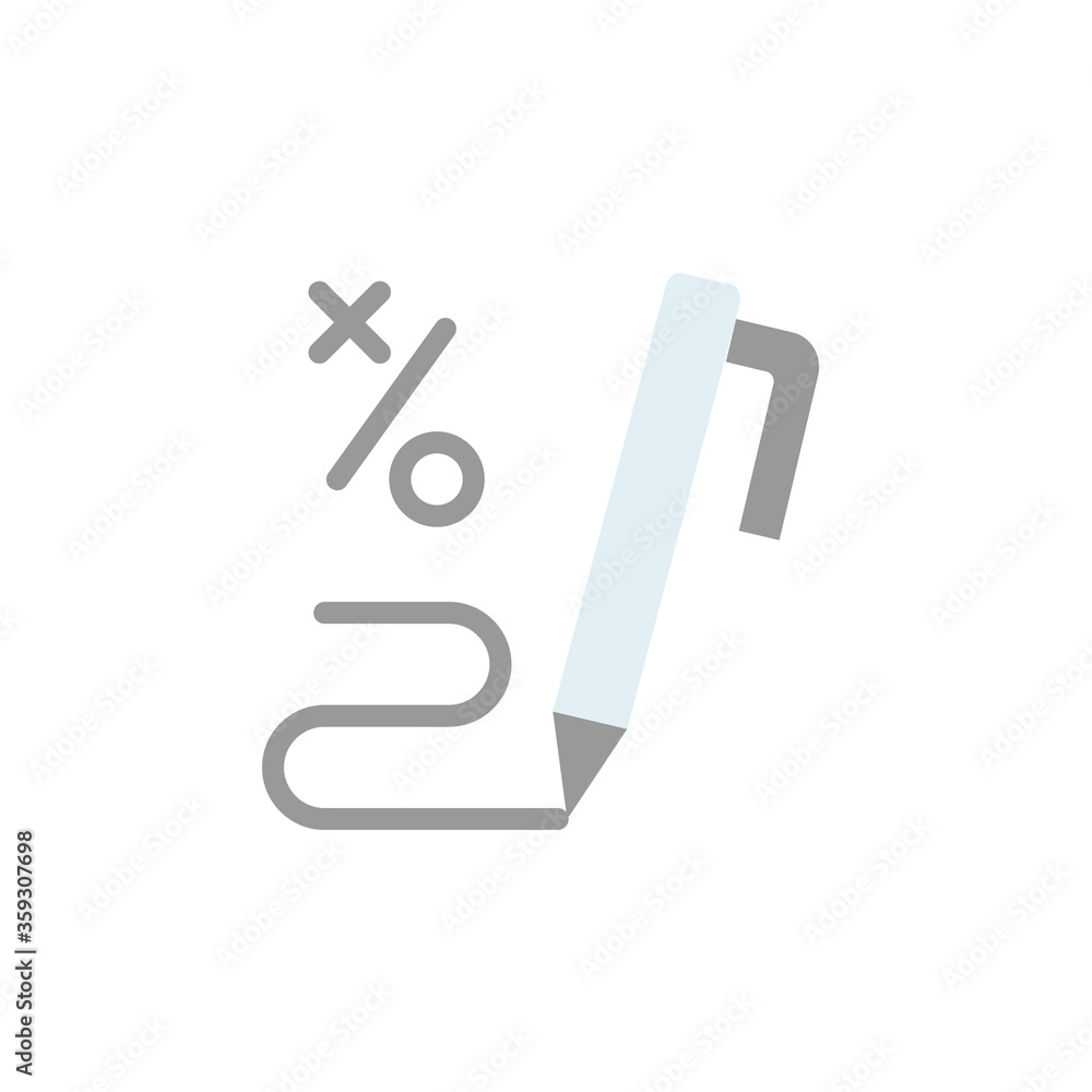 Poster pen colored icon. simple colored element illustration. pen concept symbol design from business strat