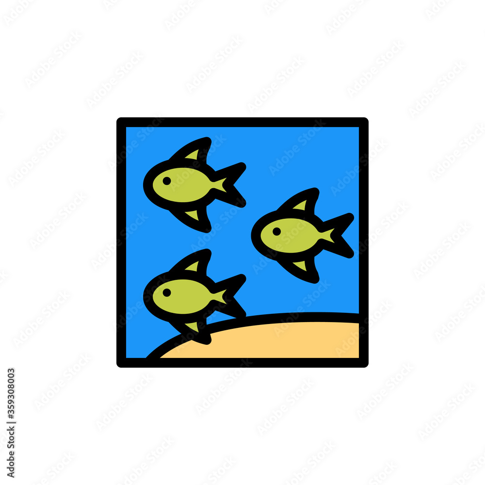 Poster arm, tattoo, machine icon. simple color with outline vector elements of saving marine icons for ui a
