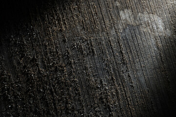 Fototapeta premium Rough sawn wooden texture, abstract background, copy space