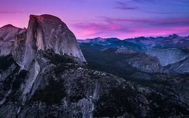 Fotobehang Half Dome Twilight on Half Dome, Yosemite National Park, California