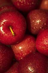 Red plums