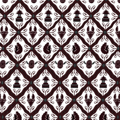 Indonesian Batik. Batik Indonesian: is a technique of wax-resist dyeing applied to whole cloth, or cloth made using this technique originated from Indonesia.