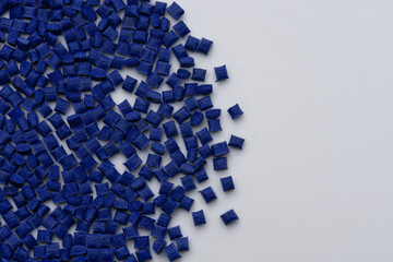 dark blue plastic polymer resins with glass-fibre