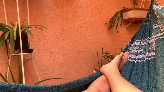 balan&ccedil;ar na rede e relaxar