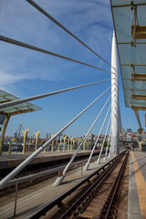Naklejka premium Istanbul Subway at Halic Bridge Station.