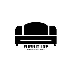 Furniture logo. This logo is ideal for an furniture company, interior design company, decor expert, production company, etc. Vector illustration
