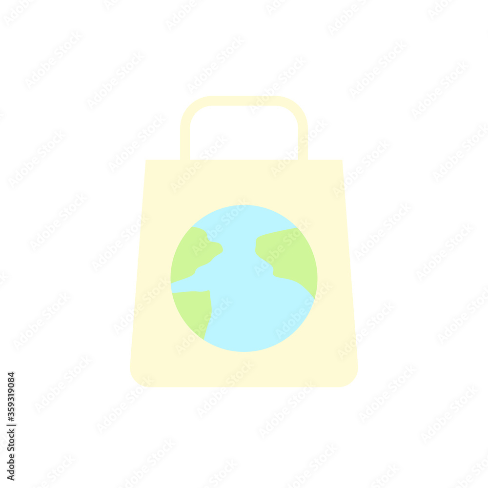 Poster earth, package icon. simple color vector elements of mother earth day icons for ui and ux, website o