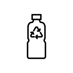 Recycling sign, water icon. Simple line, outline vector elements of mother earth day icons for ui and ux, website or mobile application