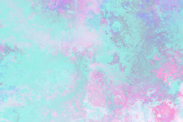 Obraz na płótnie Canvas cyan blue pink purple pastel grunge texture abstract blank colorful background 