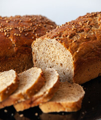 Bread from a rye flour