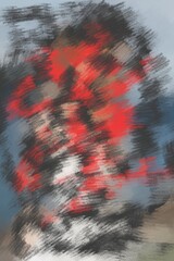 red and white background
