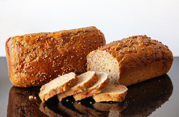 Bread from a rye flour