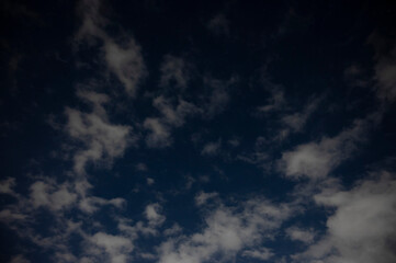 Cloudy Night Sky