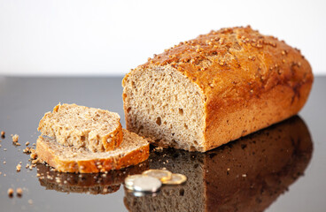 Bread from a rye flour
