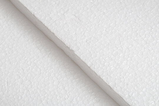 Isopor, Poliestireno, textura. Foto de duas placas de isopor.