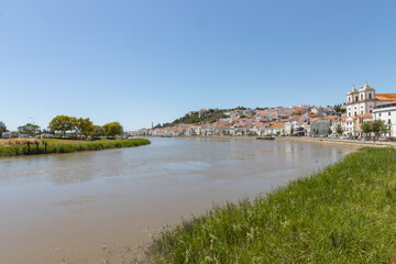 Fototapeta na wymiar Vista de Alcácer do Sal em Portugal