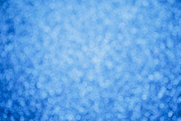 blue bokeh background with copy-space