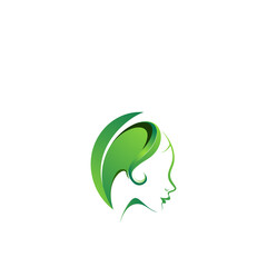 Natural beauty logo design colorful
