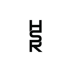 hsr letter original monogram logo design