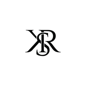 ksr letter original monogram logo design
