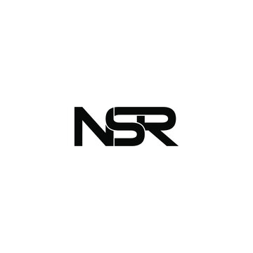 nsr letter original monogram logo design