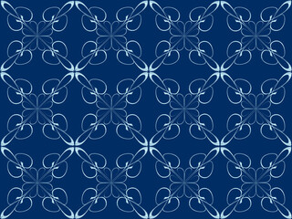 Seamless pattern design with floral background elements, beautiful ornaments, black, white, orange, pink, red, green, yellow, blue, gray, purple