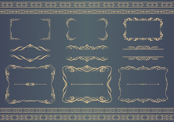 エレガント フレーム 飾り罫 セット