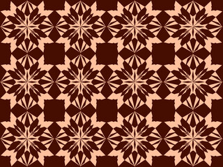 Seamless pattern design with floral background elements, beautiful ornaments, black, white, orange, pink, red, green, yellow, blue, gray, purple