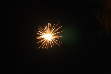 Fototapeta premium fireworks in the night sky