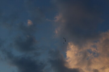 clouds in the sky