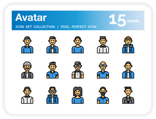 Avatar icon set