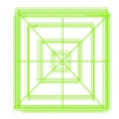 abstract background with green squares - Lilleaker 