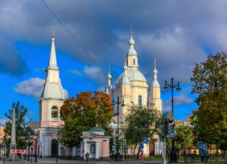 St. Andrew's Cathedral, last baroque cathedral built in Saint Petersburg, Russia