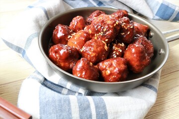肉団子の甘酢あん