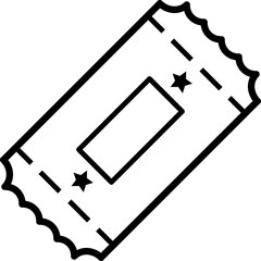 ticket icon design vector template