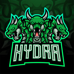 Hydra esport logo mascot design