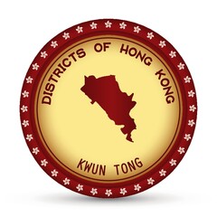 Fototapeta premium kwun tong map