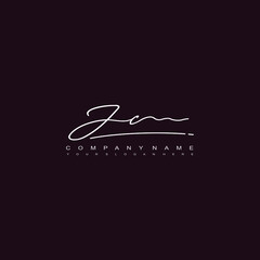 JC initials signature logo. Handwriting logo vector templates. Hand drawn Calligraphy lettering Vector illustration.
