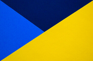 Blue and yellow background divided diagonally