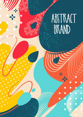 Summer Abstract Vector Background