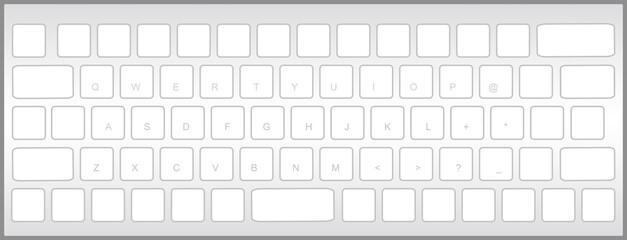 PC キーボードのイラストのバックグラウンド