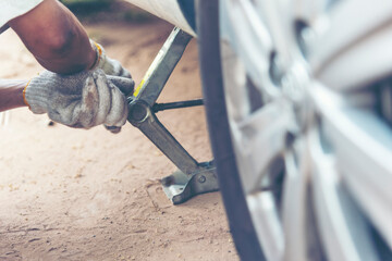Mechanic man car service repair automobile garage autocar vehicles service mechanical man engineering. Automobile mechanical close up hands fixing car repairs. Mechanic technician workshop center