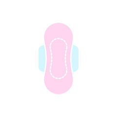 Menstrual hygiene pad icon. Vector Illustration