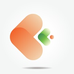 abstract logo element