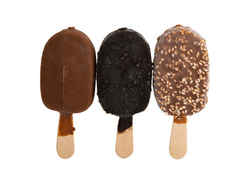 ice cream on a stick isolated