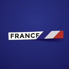 france flag sticker